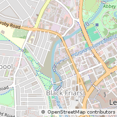 Map of Frog Island, Leicester
