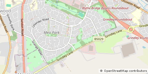 Map of Stoke-on-Trent