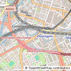 Map of Manchester, Greater Manchester