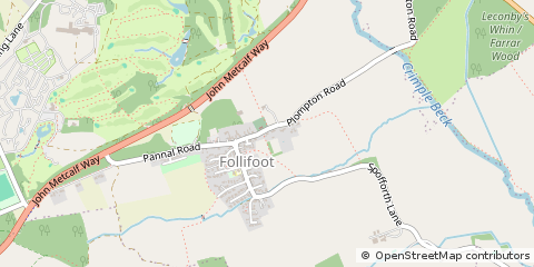 Map of Harrogate, North Yorkshire