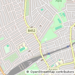 Map of Ealing, London