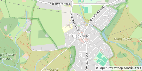 Map of Southampton, Hampshire