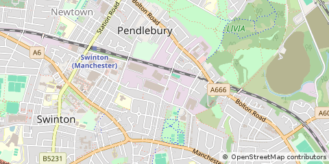 Map of Manchester