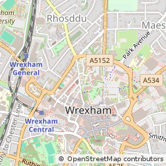 Map of Wrexham