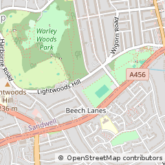 Map of Smethwick, West Midlands