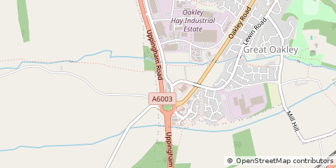 Map of Corby, Northants