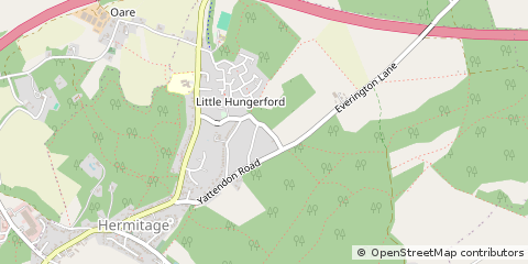 Map of Thatcham, Berkshire