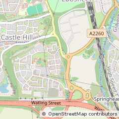 Map of Swanscombe