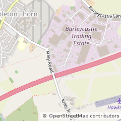 Map of Warrington, Cheshire