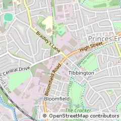 Map of West Midlands