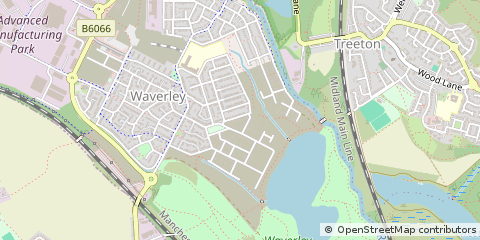 Map of Rotherham