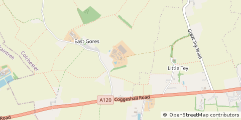 Map of Colchester, Essex