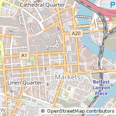 Map of Belfast