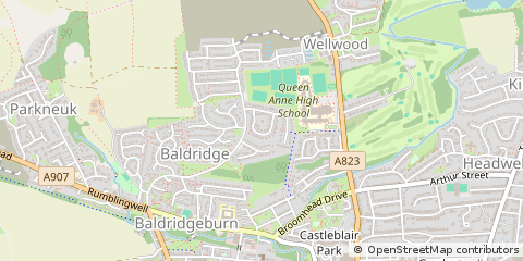Map of Cupar