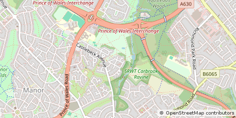 Map of Sheffield