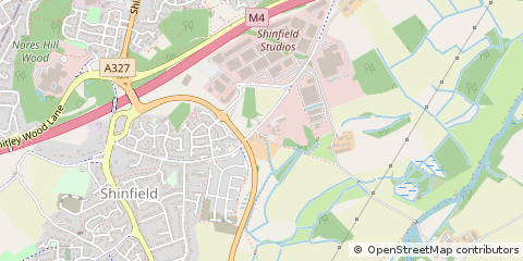 Map of Reading, East Sussex