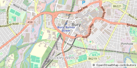 Map of Bury