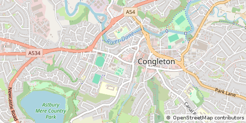 Map of Congleton