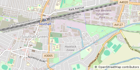 Map of Southall
