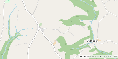 Map of Whitland, Carmarthenshire
