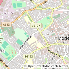 Map of Leeds, West Yorkshire
