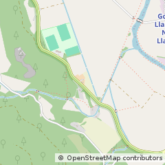 Map of Trefriw, Conwy