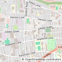 Map of Halifax, West Yorkshire