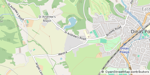 Map of Dinas Powys