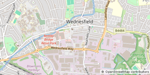 Map of Well Lane, Wolverhampton