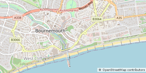 Map of Bournemouth