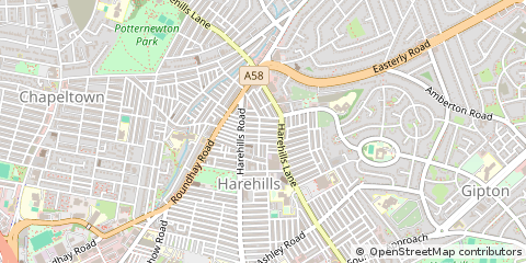 Map of Leeds