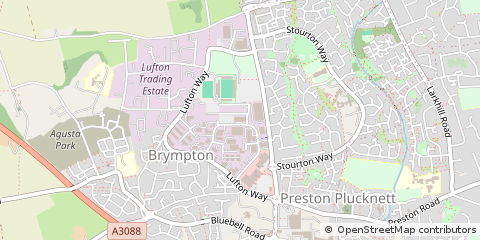 Map of Yeovil, Somerset