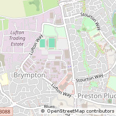 Map of Yeovil, Somerset