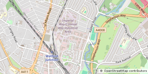 Map of Watford
