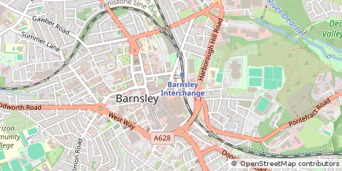 Map of Yorks, South Yorkshire