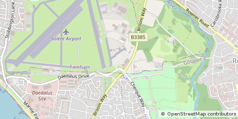 Map of LEE-on-the-Solent, Hampshire