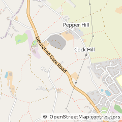 Map of Shelf, Halifax, West Yorkshire