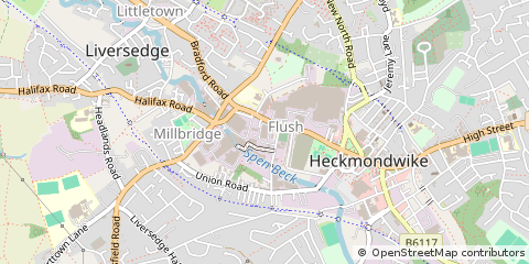 Map of Liversedge