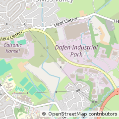 Map of Llanelli, Carms