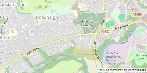 Map of Rochdale