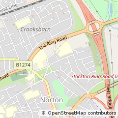 Map of Stockton on Tees