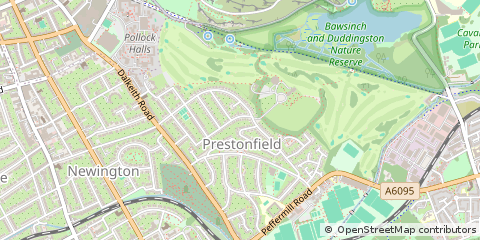 Map of Edinburgh, Midlothian
