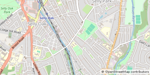 Map of Birmingham, West Midlands