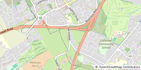 Map of Derby, Derbyshire