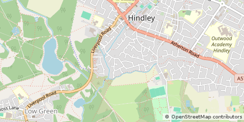 Map of Wigan