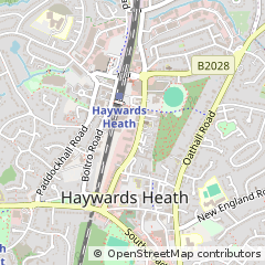 Map of Haywards Heath, West Sussex