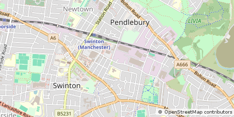 Map of Manchester