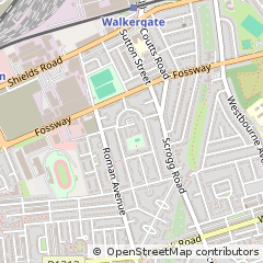 Map of Newcastle Upon Tyne