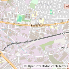 Map of Bradford, West Yorkshire