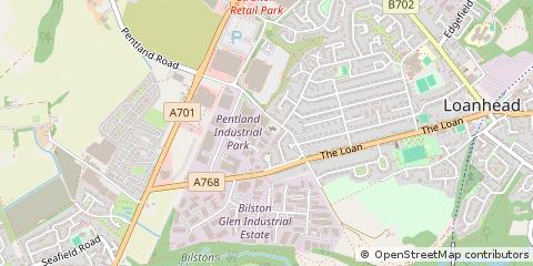 Map of Loanhead